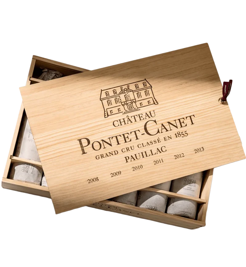Château Pontet-Canet Vertical Case 2008-2013