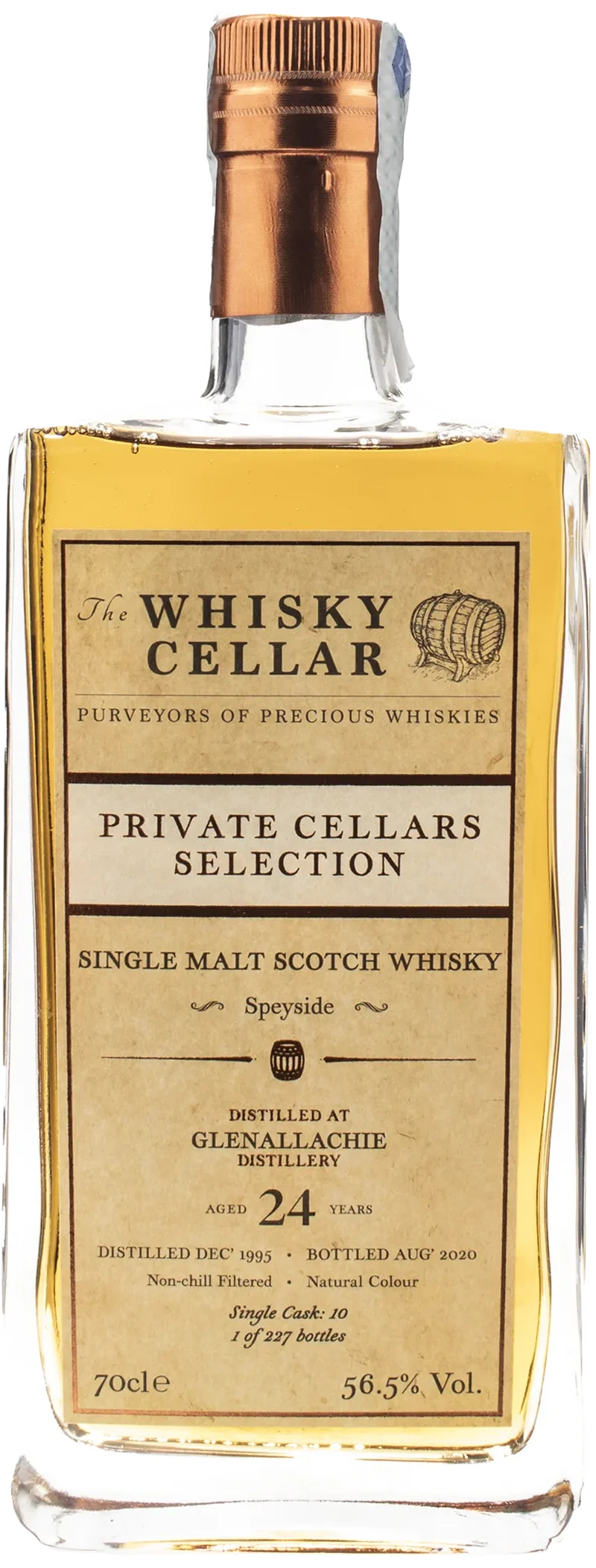 Glenallachie Whisky Private Cellars Selection 24 Y.O. 0.7L