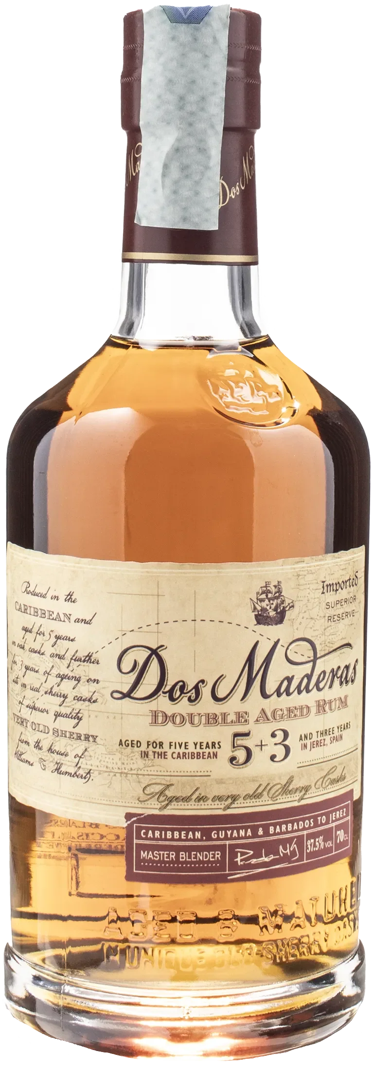 Williams & Humbert Dos Maderas Double Aged Rum 5+3 Anos 0.7L