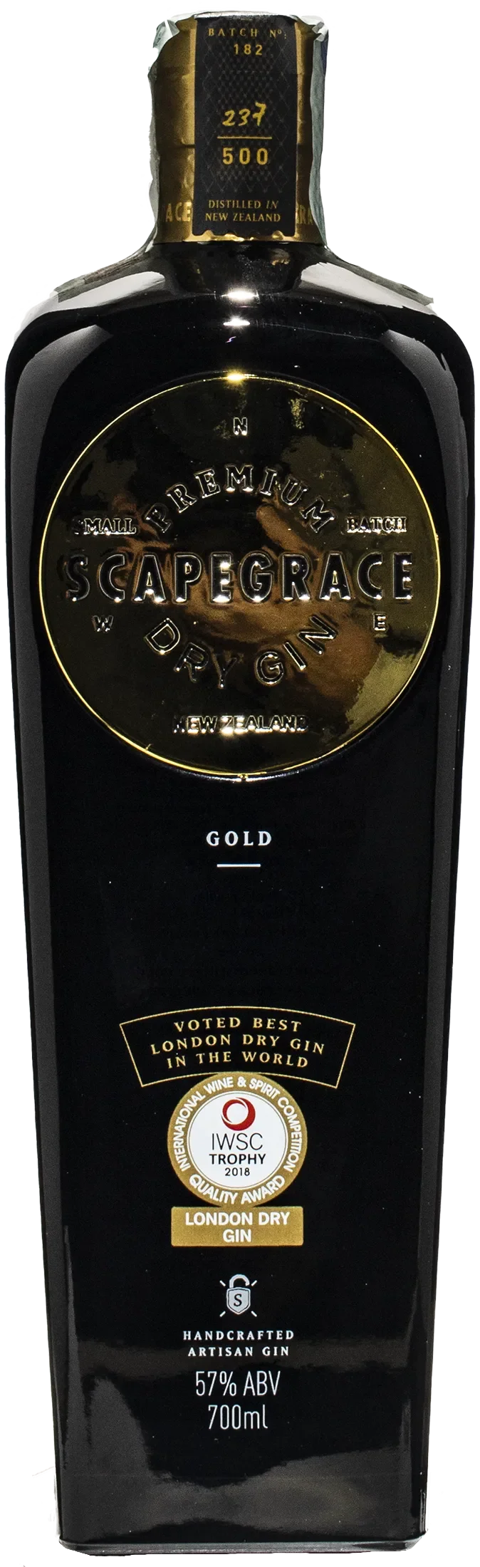 Scapegrace Gold Premium Dry Gin 0.7L