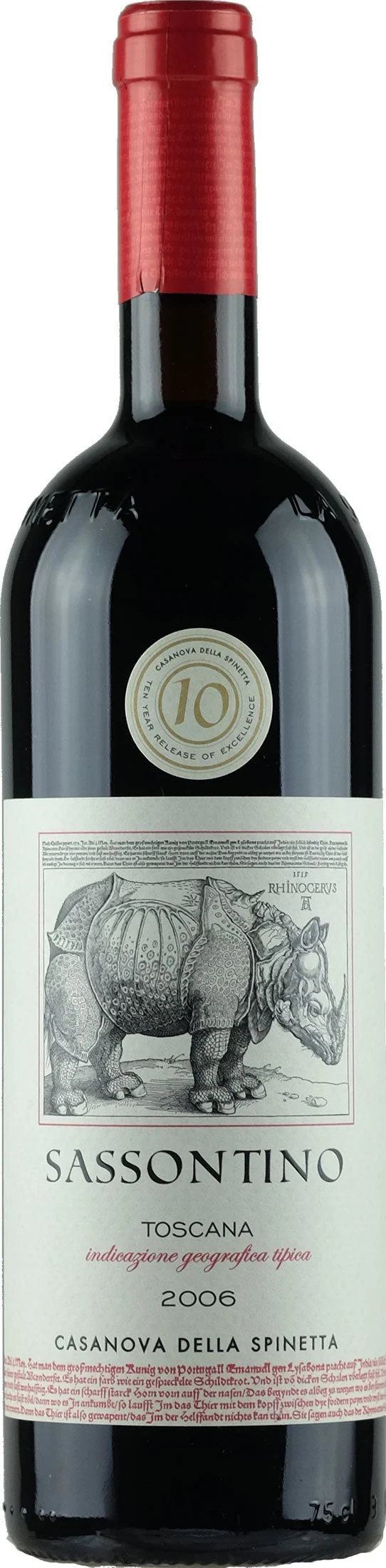 Casanova della Spinetta Toscana Sangiovese Rosso Sassontino 2006