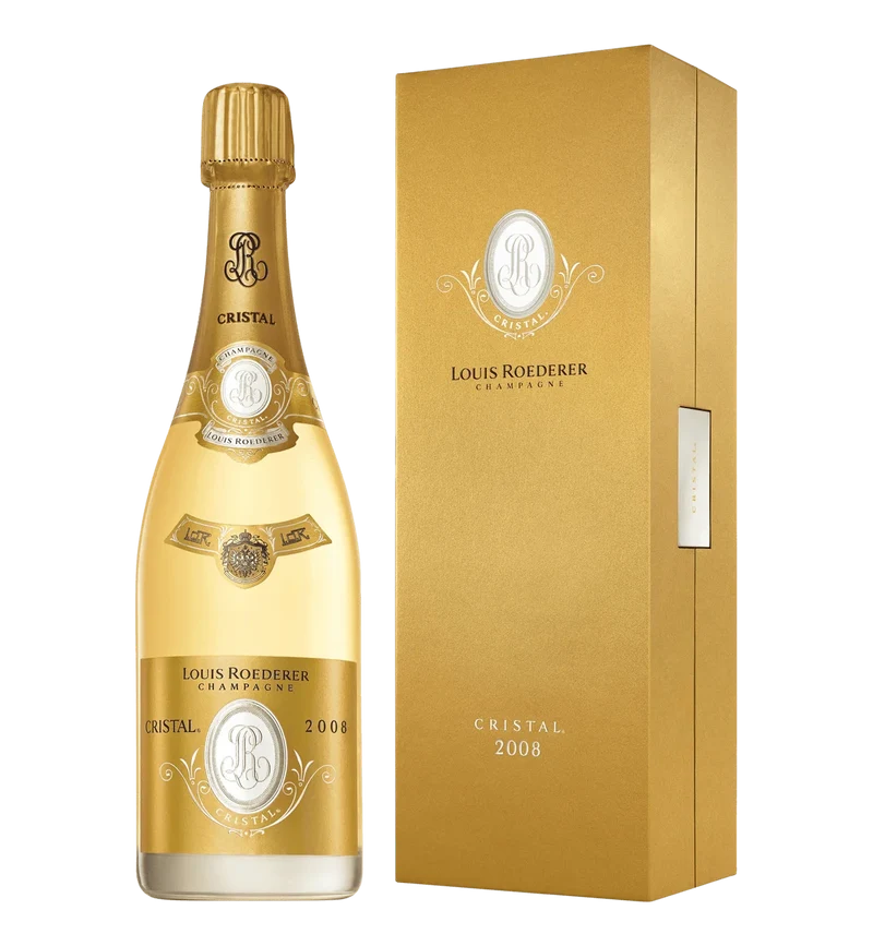 Champagne Louis Roederer Cristal 2008 Gaveæske