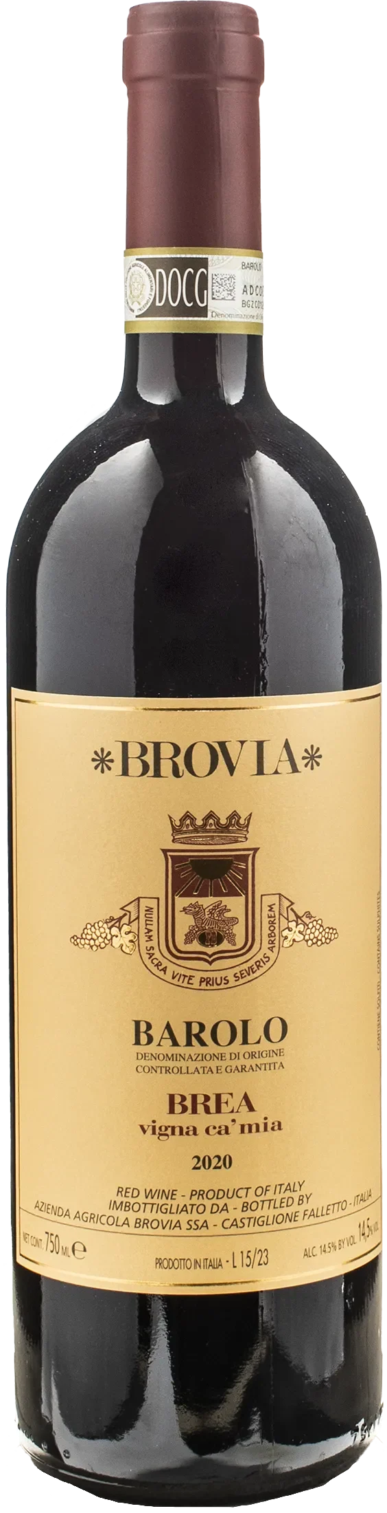 Brovia Barolo Brea Vigna Ca' Mia 2020