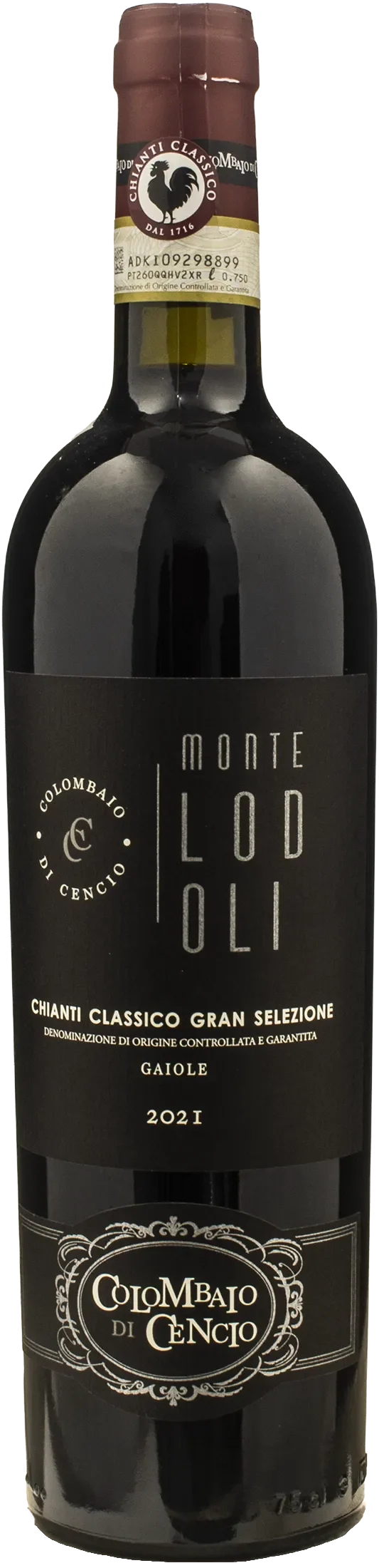 Colombaio di Cencio Chianti Classico Gran Selezione Gaiole Montelodoli 2021
