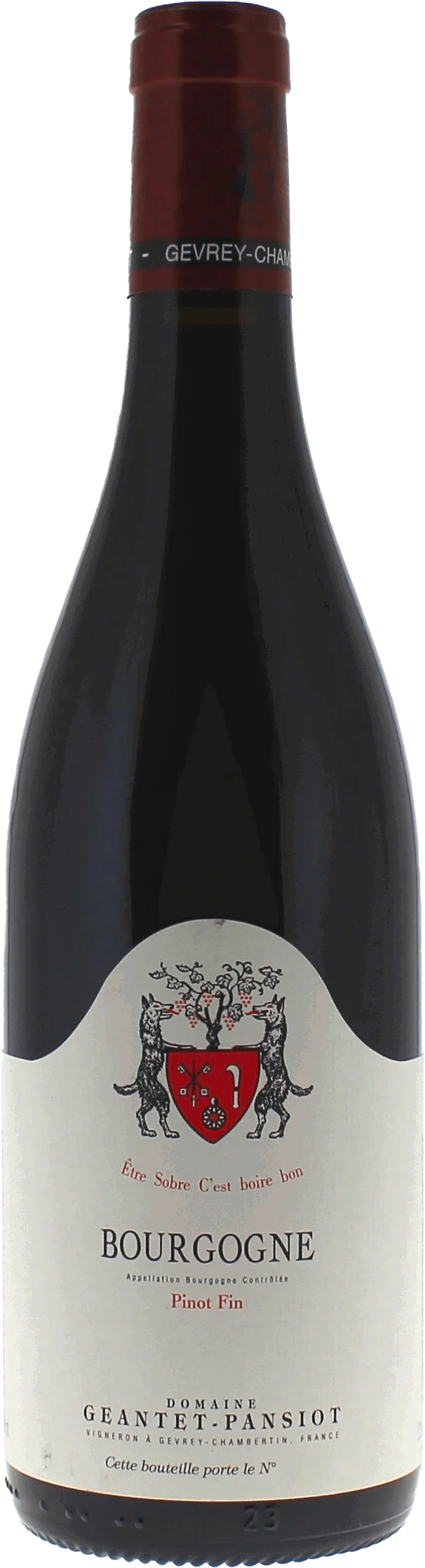 Bourgogne Pinot Fin Domaine Geantet Pansiot, 2023
