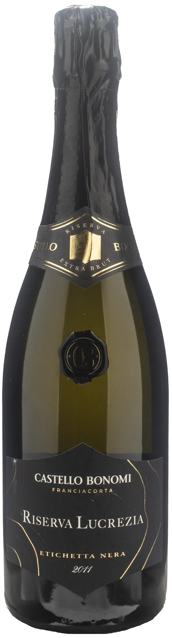 Castello Bonomi Franciacorta Etichetta Nera Extra Brut Riserva Lucrezia 2011