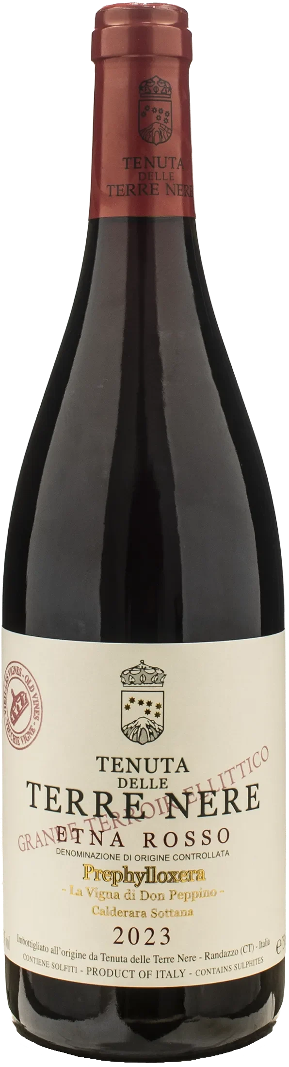 Terre Nere Etna Rosso Prephylloxera La Vigna di Don Peppino Calderara Sottana 2023