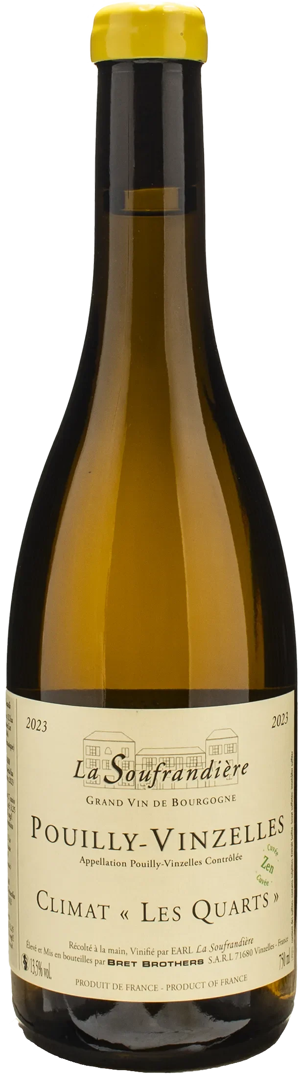 Bret Brothers La Soufrandiere Pouilly Vinzelles Les Quarts 2023