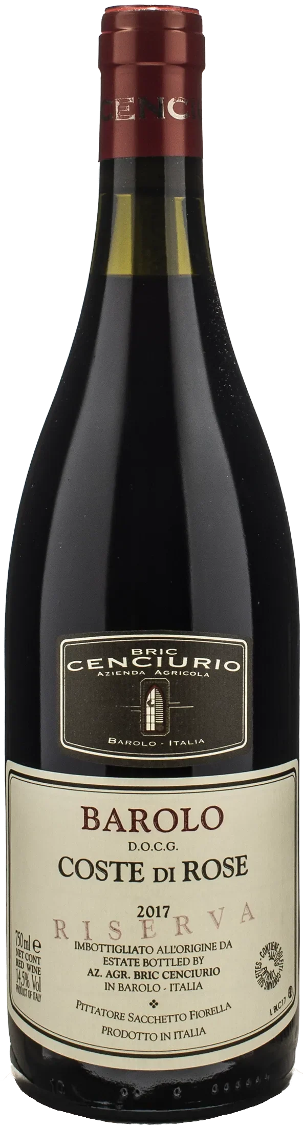 Bric Cencurio Barolo Coste di Rose Riserva 2017