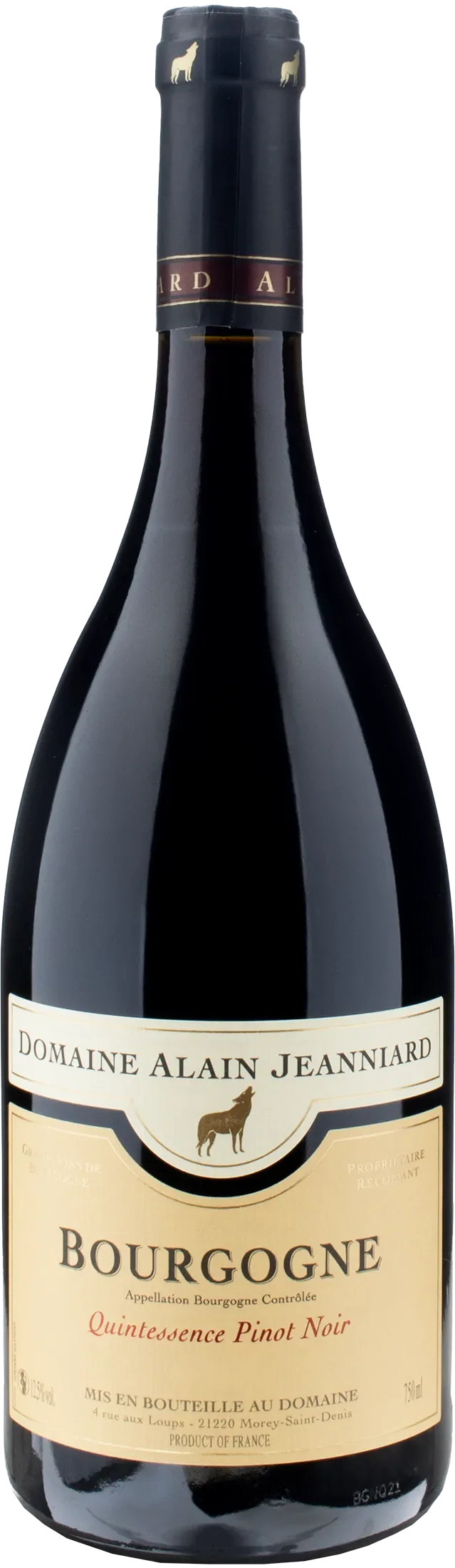 Alain Jeanniard Quintessence Pinot Nero 2021