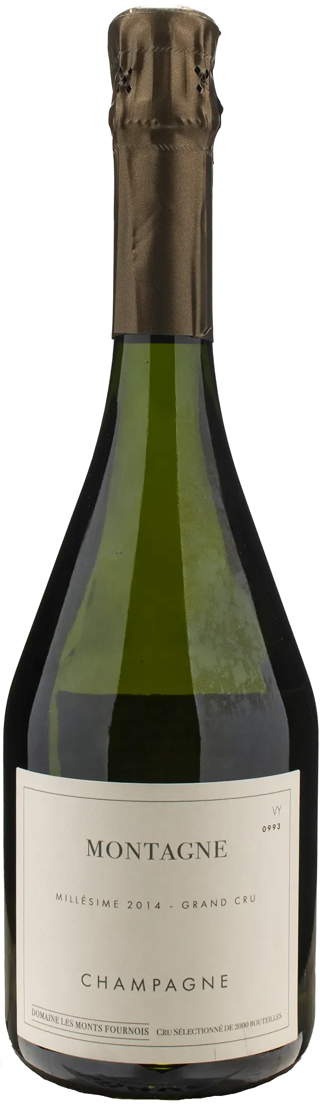 Domaine Les Monts Fournois Champagne Grand Cru Montagne Verzy Extra Brut 2014