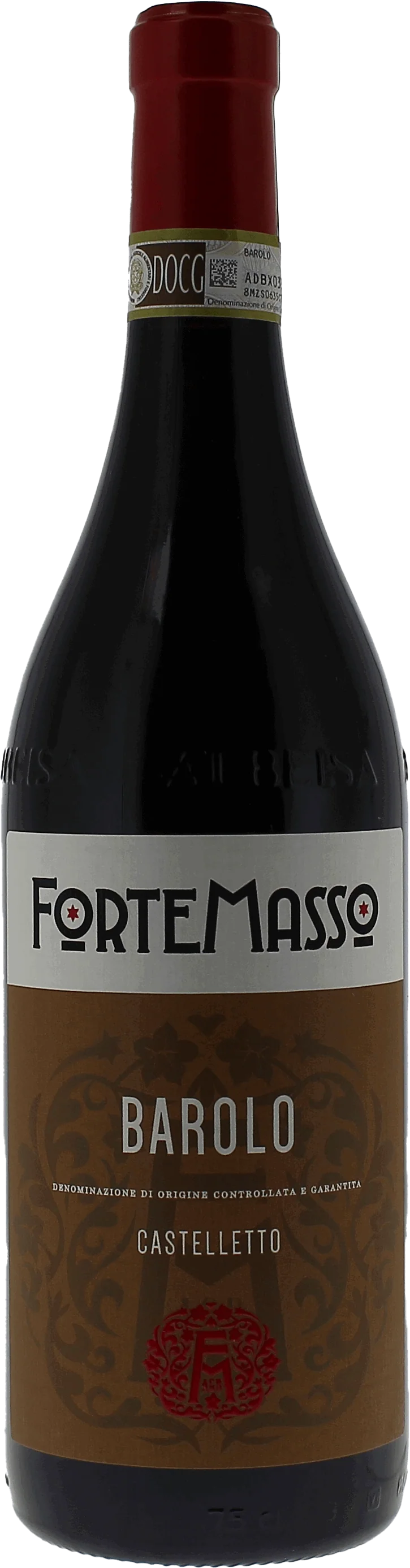 Barolo Castelletto Docg Fortemasso Italie, 2019