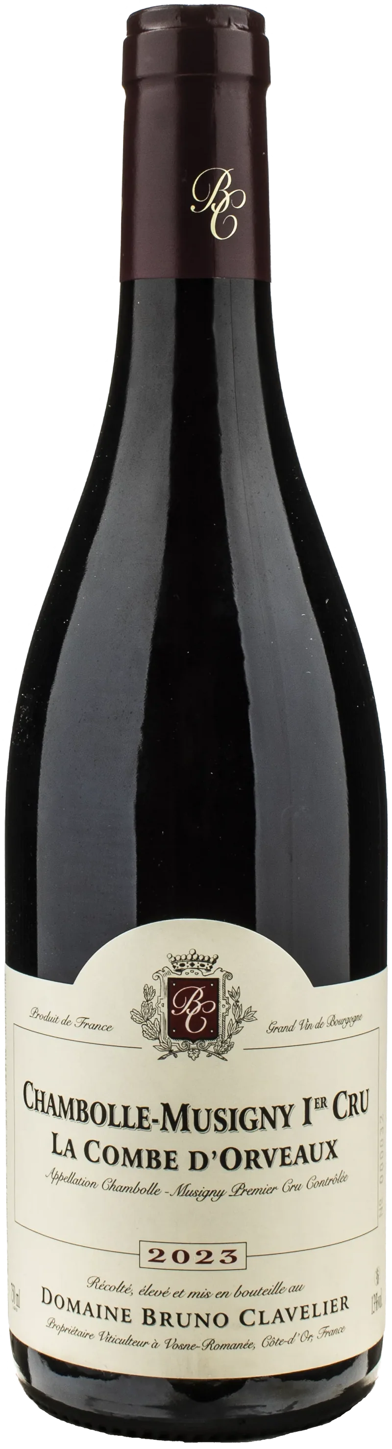 Bruno Clavelier Chambolle Musigny La Combe d'Orveaux 2023