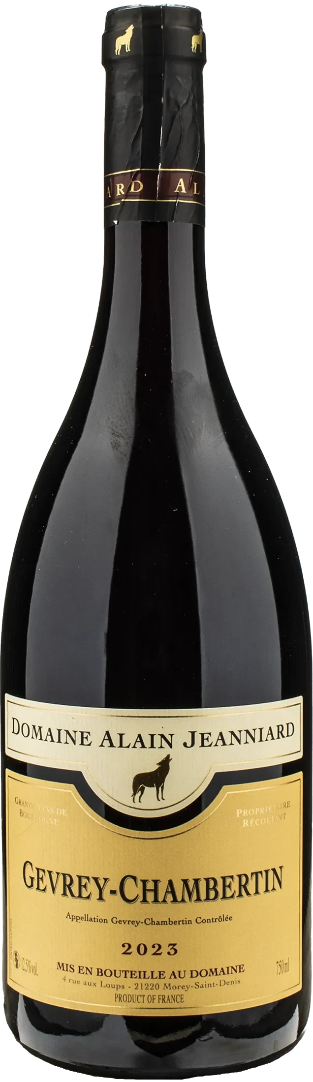 Alain Jeanniard Gevrey Chambertin 2023
