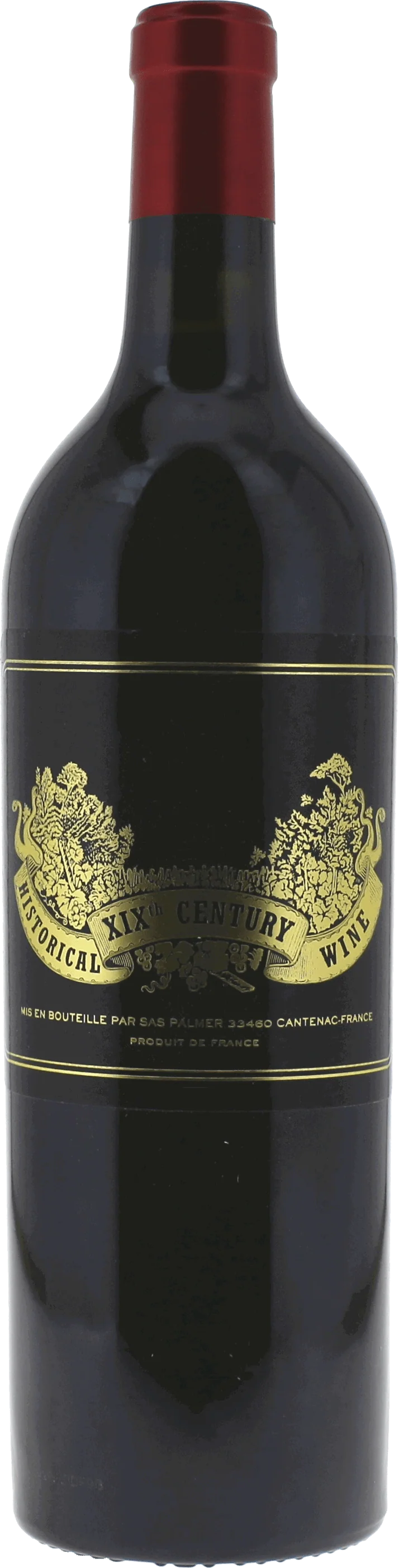 Historical 19 Century Wine Blend Chateau Palmer 3ème Grand Cru Classé Margaux, 2017