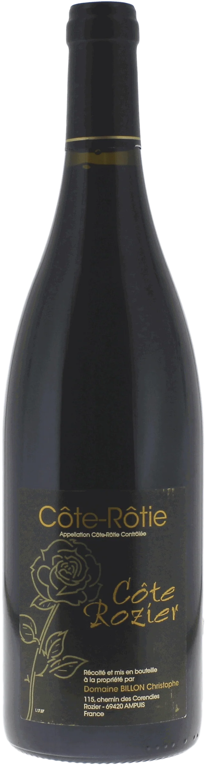 Côte Rotie Côte Rozier Domaine Billon Côte Rotie, 2020